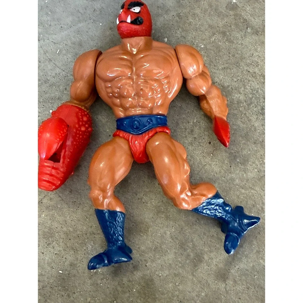 Mattel Masters of the Universe Clawful Action Figure Vintage 1981 MOTU Red Blue